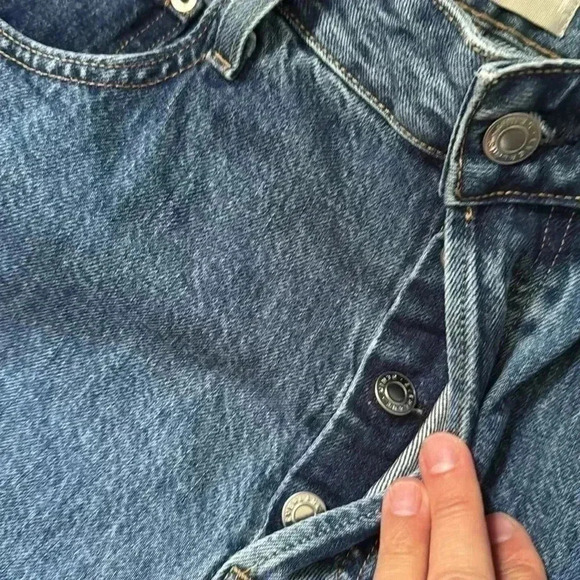 Everlane curvy 90s cheeky Street Jean organic cotton 32 regular - Picture 3 of 5